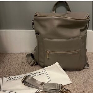 Fawn design diaper backpack